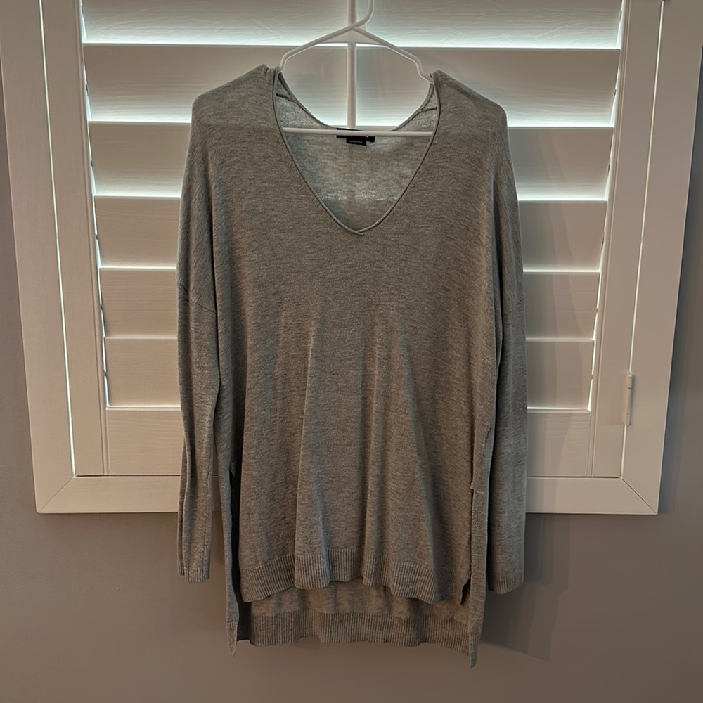 Soft Grey sweater, size large